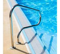 YKMYXZ, Pasamanos for piscina, pasamanos de seguridad for piscina con cubierta azul real de 1,2 m, barandilla de acero inoxidable 304 for piscina