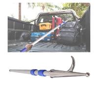 YKMYXZ, Poste de Aluminio versátil for Exterior e Interior, Juego de 1, 2, 3 y 5 Varillas telescópicas con Apertura de Gancho de 4 cm.(1 Pack,4 m(13.1 ft))