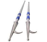YKMYXZ, Poste de Aluminio versátil for Exterior e Interior, Juego de 1, 2, 3 y 5 Varillas telescópicas con Apertura de Gancho de 4 cm.(2 Pack,5 m(16.4 ft))