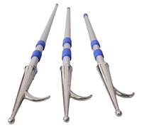 YKMYXZ, Poste de Aluminio versátil for Exterior e Interior, Juego de 1, 2, 3 y 5 Varillas telescópicas con Apertura de Gancho de 4 cm.(3 Pack,3.0 m(9.8 ft))