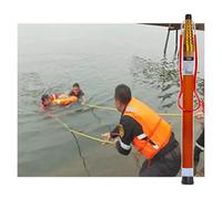 YKMYXZ, Poste Salvavidas telescópico de 1,2 a 10 m for Barcos en Lagos, Barra de Rescate acuática aislada de Fibra de Vidrio con Tiras Reflectantes Luminosas.(Length 1.2m/3.9ft 10m/32.8ft)