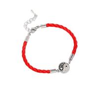 YKMYXZ, Pulsera Taiji Bagua bañada en oro con microcirconitas
