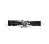 YKMYXZ, Pulsera Yin Yang Taiji Bagua Pulsera de piedras preciosas cien veces for hombre