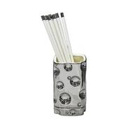 YKMYXZ, Recipiente de cerámica for utensilios de cocina, organizador de cubiertos moderno, escurridor for decoración de cocina, bloque de cuchillos(Silver)