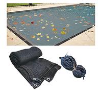 YKMYXZ, Red de malla fina for piscina, cubierta for hojas, duradera, de polietileno tejido, ligera y fácil de guardar.(16.4 x 32.8FT Cover)