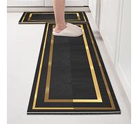 YKMYXZ Resistente al Aceite, tapetes, Alfombra, Felpudo for Oficina, Sala de Estar, Dormitorio, baño(50X80+50X160 cm)