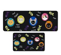 YKMYXZ Resistente al Aceite, tapetes de Cocina, alfombras Pasillo, for Oficina y Sala Estar(40X60+40X120 cm)