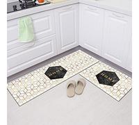 YKMYXZ Resistente al Aceite, tapetes de Cocina, alfombras Pasillo, for Oficina y Sala Estar(40X60+40X120 cm)