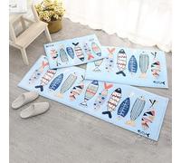 YKMYXZ Resistente al Aceite, tapetes de Cocina, alfombras Pasillo, for Oficina y Sala Estar(50X80+50X160 cm)