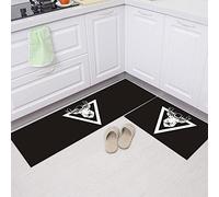 YKMYXZ Resistente al Aceite, tapetes de Cocina, alfombras Pasillo, for Oficina y Sala Estar(50X80+50X160 cm)