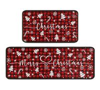 YKMYXZ Resistente al Aceite, tapetes de Cocina, alfombras Pasillo, for Oficina y Sala Estar(50X80+50X160 cm)