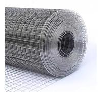 YKMYXZ, Rollo de Malla de Alambre de Acero Inoxidable 304, Completamente soldada, con Aberturas cuadradas de 2" x 2"(1x18m)