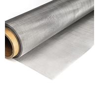 YKMYXZ, Rollo de Malla metálica de Acero Inoxidable 304, Malla 80, Orificio pequeño de 0,2 mm, for Bricolaje, ventilación y filtración.(1x13m)