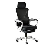 YKMYXZ, Silla de Oficina ergonómica con Respaldo Alto y reposabrazos abatibles de 90°, Ajustable, de Malla Transpirable, for Oficina en casa.