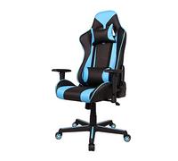 YKMYXZ, Silla Gamichair Grande y Alta for Videojuegos, Resistente, con Capacidad de 400 LB, Respaldo Alto y reposacabezas de Cuero sintético, Base de Metal Resistente, Silla de computadora for Gamers