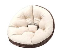 YKMYXZ sofá pequeño， Cojín de sofá Perezoso, Tela de Lino, Puede Sentarse o acostarse, Adecuado for Dormitorio y Sala de Estar, marrón.(A2)