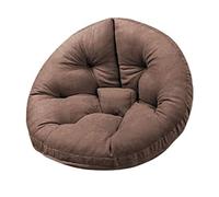 YKMYXZ sofá pequeño， Cojín de sofá Perezoso, Tela de Lino, Puede Sentarse o acostarse, Adecuado for Dormitorio y Sala de Estar, marrón.(A1)