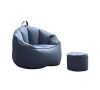 YKMYXZ sofá pequeño， Puf Lazy Sofa Chair, Bolsillos Laterales y Asas, Relleno de EPP, Adecuado for Varios Espacios del hogar.(B)