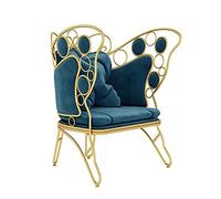 YKMYXZ sofá pequeño， Sofá Individual Azul for Sala de Estar, sillón nórdico Perezoso, for Dormitorio, Hotel, Sala de Estudio, cafetería, decoración de Oficina