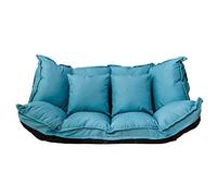 YKMYXZ sofá pequeño, Sofá Perezoso Ajustable, sofá Cama de Suelo de 42 Posiciones, colchón de Suelo de 160x112cm for Sala de Estar y Dormitorio(Green)