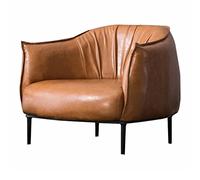 YKMYXZ sofá pequeño， Sofá Perezoso Minimalista Moderno, Silla Individual de Lujo con luz nórdica, Sala de Estar, balcón, recepción, Silla de Ocio(Khaki)