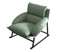 YKMYXZ sofá pequeño, Sofá Perezoso Simple y Moderno, sillón Individual de Lujo con luz nórdica, Adecuado for Sala de Estar, balcón, Chaise Longue(Light Green)