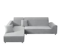 YKMYXZ, Sofá seccional en Forma de L con 2 Fundas de Almohada y Protector de Muebles for sofá de 3 plazas + sofá de 3 plazas