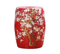 YKMYXZ Taburetes de cerámica Florales Pintados a Mano, taburetes Decorativos de jardín, taburetes for el hogar, mesas portátiles, decoración de Sala de Estar, for Uso Interior y Exterior