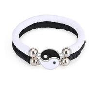 YKMYXZ, Taiji Bagua joyería de mano pareja joyería de mano Yin Yang pulsera par conjunto