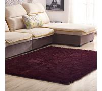 YKMYXZ Tapete para silla para suelos de alfombra, esponjoso, no se desprende, para sala de estar, dormitorio, ligero, estilo minimalista de lujo, para sala de estar, alfombra de felpa (Claret, 40 x