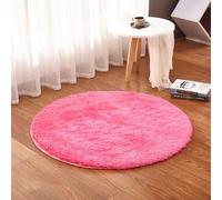 YKMYXZ Tapete para silla para suelos de alfombra, tapete redondo elegante y tradicional, lavable, tapete largo de felpa, ligero, de lujo, estilo minimalista, cómodo, para sala de estar, decoración del