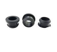 YKMYXZ, Tapones de goma de silicona con ojales negros de 4,5 a 50,6 mm, casquillo de protección para cable de alambre (5 unidades, 11 mm (orificio de 8 mm)