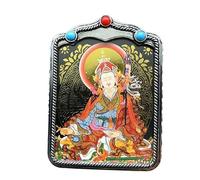 YKMYXZ, Thangka Tibetano Pintado a Mano, Collar con Colgante de Budismo nepalí, Amuleto de Plata tibetana, Estilo Chino, Collar Maitreya, Marca Buda