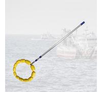 YKMYXZ, Varilla de Rescate de Agua de Longitud Ajustable for atracar embarcaciones, Rescate acuático, Empuje y tracción de Carga, Postes telescópicos de Aluminio(Style C,2m/6.6ft)