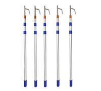 YKMYXZ, Varillas de extensión compactas y versátiles de Alta Resistencia for Camiones, Carga, autocaravanas, Patios, garajes y Equipos de navegación (400 cm)(5 Pack,(19.7ft) 600cm)