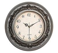 YKMYXZ Wall Clock， Reloj de Pared Cuarzo con Esqueleto Vintage Europeo for Sala Estar, Dormitorio, Cocina y jardín, 12,5 Pulgadas, Multicolor(A)