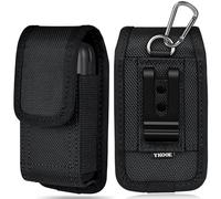 ykooe Funda para teléfono con clip para cinturón compatible con Nokia 2660 2720 2760, Tokvia T201 T221 T288, F20 CF241 C10 Ttfone TT750 TT970 TT950 TT140 Ukuu F200 Uleway, (negro)