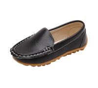 YKPAVV Mocasines Niños Niñas Soft Slip On Mocasines Planos Casual Zapatos Niños Slip On Running Zapatos Ligeros Zapatos de Interior Zapatos Niños Zapatos para Niñas Niños Zapatillas, Negro , 37 EU