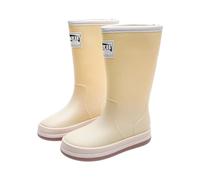 YKPAVV Mujer Lluvia Zapatos Casual Largos Botines Cortos Moda Al Aire Libre Hombres Zapatos Casuales Zapatos Para Mujer Elegante, beige, 39 EU