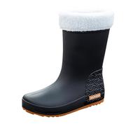 YKPAVV Women's Spring Summer Otoño e Invierno High Top Plus Velvet Cotton Removable and Washable Outdoor Fashion Work Fishing Car Wash Kitchen Non Warm Rain Zapatos de mujer Amarillo 43, Negro , 38