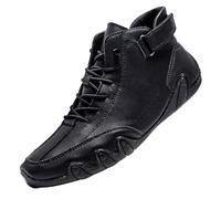 YKPAVV Zapatos de hombre talla 44 Nevova Zapatos para hombre Nevoldeck Invierno Zapatos ortopédicos Nevova Zapatos ortopédicos para hombres al aire libre Cómodo soporte ortopédico de arco fino, Negro