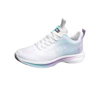 YKPAVV Zapatos Hombre Negro Suela de Cuero Mujer Zapatillas de Camino Hombre Zapatillas Deportivas Ligeras Tenis Deportes Caminar Zapatos Transpirables Zapatos Hombre La Trainer Negro, azul claro, 36