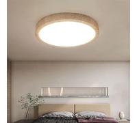 YKSJDFH Lámpara de Techo LED de Piedra de Cueva Amarilla Estilo WABI-sabi Lámparas de Techo Redondas Dormitorio Iluminación de Techo nórdica Vintage Sala de Estar Cocina Isla Apliques de Techo