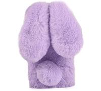 YKTO Funda para Honor 200 Smart Funda Teléfono Mujeres Lindo Estuche Peludo Conejo Imitación Esponjoso Sensación Euave Cómoda Protectora Silicona Phone Case para Honor 200 Smart,Púrpura