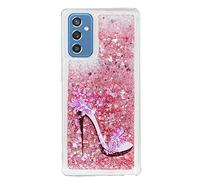 YKTO Líquido Quicksand para OPPO Find X5 Lite 5G Arena Flowing Líquido Brillar Lentejuelas Carcasas Cristal Suave Silicona TPU Teléfono Trasera Protección Caso para OPPO Find X5 Lite 5G,Tacones Altos