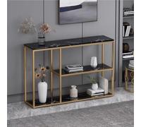 YKWLKJ Mesa Consola con 3 Niveles, Table Console Mesas Auxiliar Mesas de Entrada para Sala de Estar Dormitorio Oficina(3,80cm)