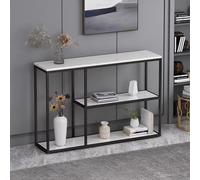 YKWLKJ Mesa Consola con 3 Niveles, Table Console Mesas Auxiliar Mesas de Entrada para Sala de Estar Dormitorio Oficina(2,100cm)
