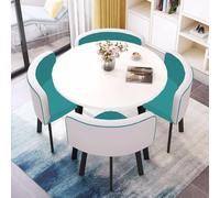 YKWLKJ Mesa de Comedor Cocina con sillas 4, Mesa de Conferencias Balcon con Tablero de Mesa de MDF(DF99)