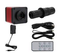 YKYNCJJT Cámara microscópica USB de 48 MP con Doble Salida, cámara Industrial Alta definición Lente 180X, Instrumento 100-240 V, Digital