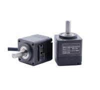 YKYNCJJT Medición Multi de la posición del ángulo Sola Vuelta codificador rotatorio absoluto Eje 27 * 27mm-6m m(24 Turns 10bit-IP54)